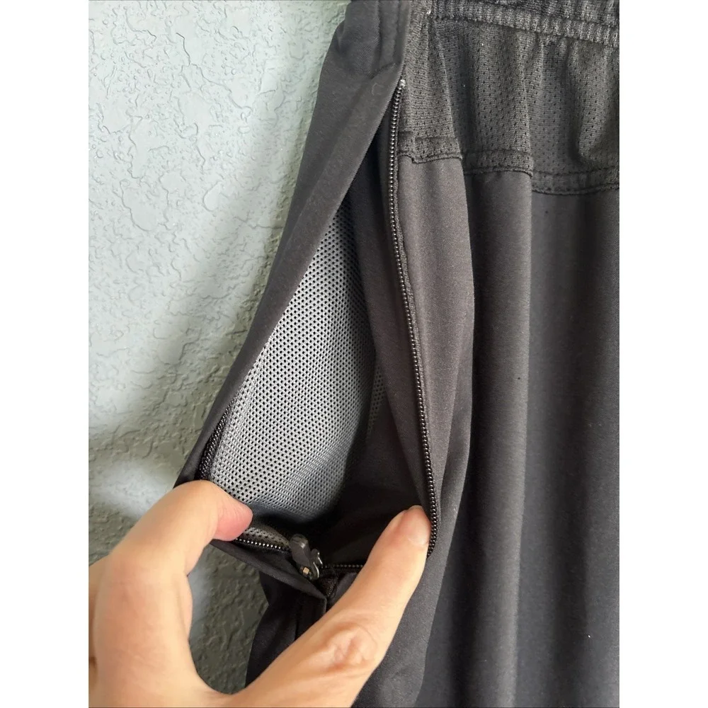 CU Buffaloes Nike Track Pants Men's Large Black Drawstring Mesh Lined
